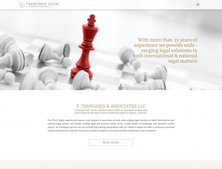  Web Design - www.tsangarislegal.com